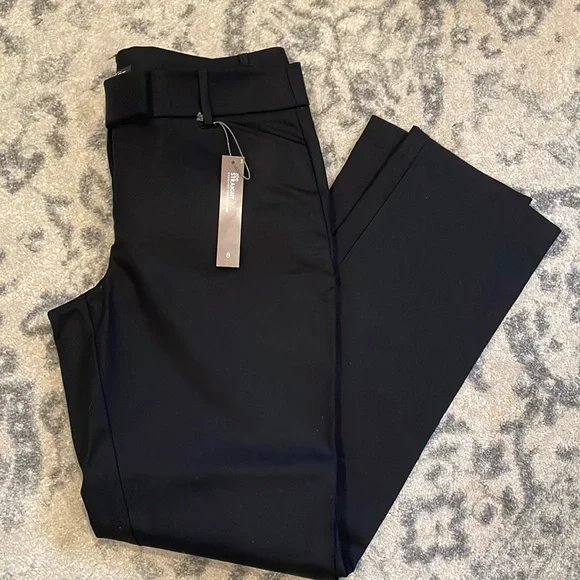 LOFT | Pants & Jumpsuits | Nwt Ann Taylor Loft Zoe Straight Black Dress  Pants | Poshmark